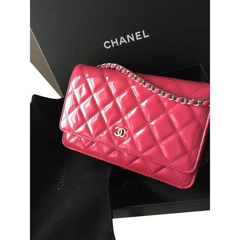 chanel pink wallet big logi|chanel wallets on chain.